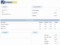 PDF Invoices